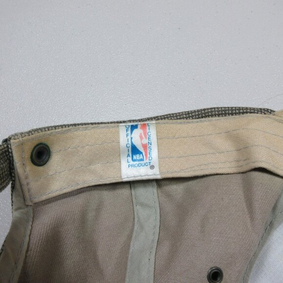 Vintage ANNCO mens brown an khaki Indianpolis Pacers NBA strapback hat OS - Picture 8 of 8